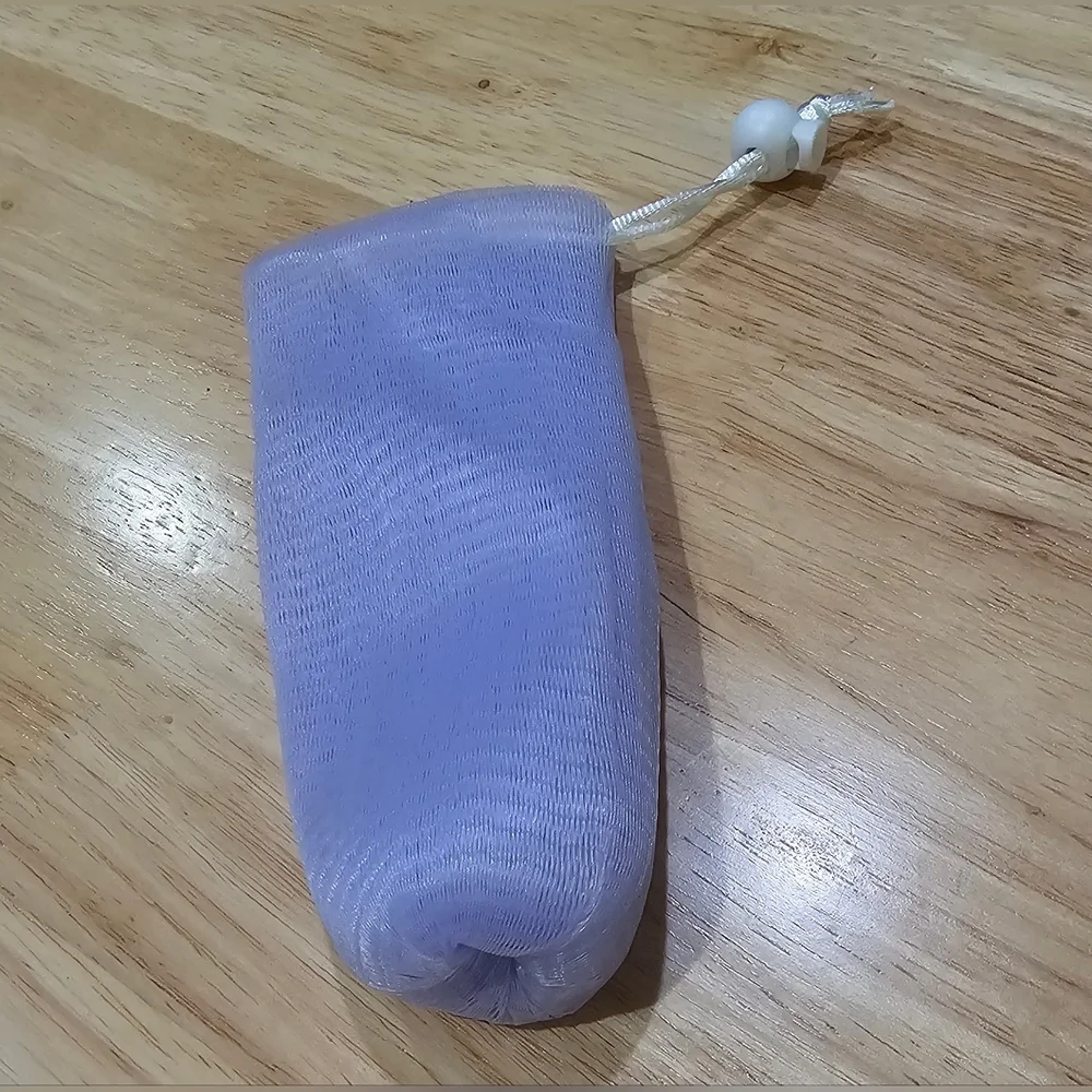 Exfoliating Mesh Pouch Soap Saver Pick Your Color Pink, Lavendar, Cream NWOT
